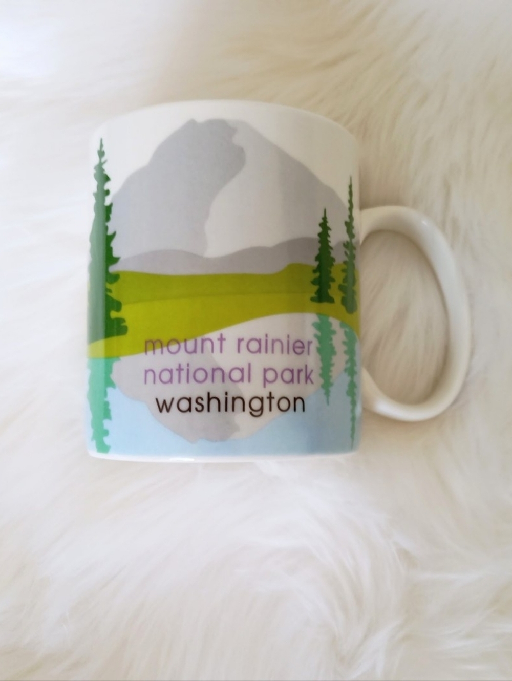 Starbucks collectible Mount Rainier National Park Washington mug